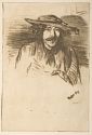 44, Whistler with a hat, 1859