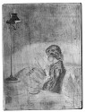 Copper plate: Reading by Lamplight [37]