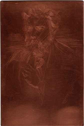 Copper plate: Z. Astruc, Editor of 'L'Artiste' [36]