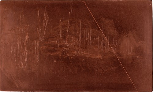 Copper plate: Fishing Boats, Hastings [163]