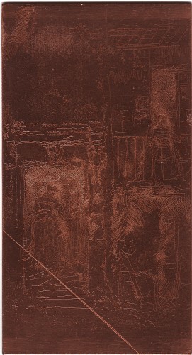 Copper plate: Doorway, Stables - Loches [416]