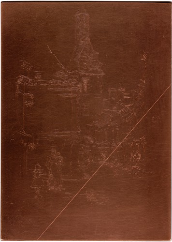 Copper plate: The Clock Tower - Amboise [429]