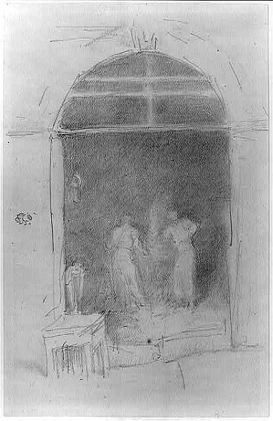 The Forge, pencil, 1901, Library of Congress