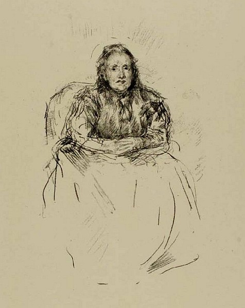 Portrait Study: Mrs. Philip, lithograph, 1896,The Hunterian, Glasgow (49148) Portrait Study: Mrs. Philip, lithograph, 1896,The Hunterian, Glasgow (49148)