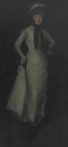 Arrangement in White and Black, oil, ca 1876, Freer Gallery of Art