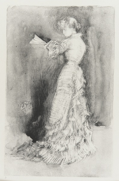 The Toilet, lithotint, 1878, Freer Gallery of Art