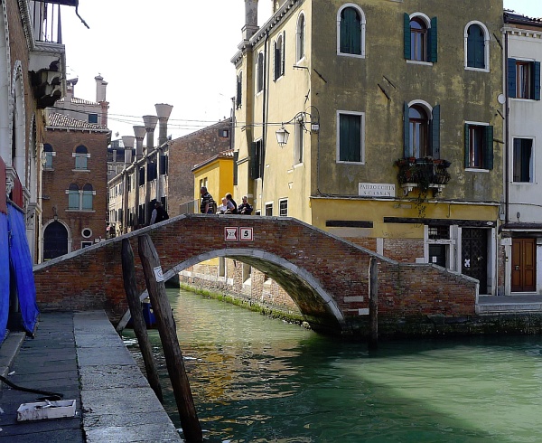 The Ponte de Pescaria, from which Whistler drew 'The Palaces', 2012