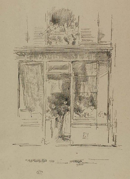 The Laundress: "La Blanchisseuse de la Place Dauphine", lith, 1894, The Hunterian, University of Glasgow (49586)