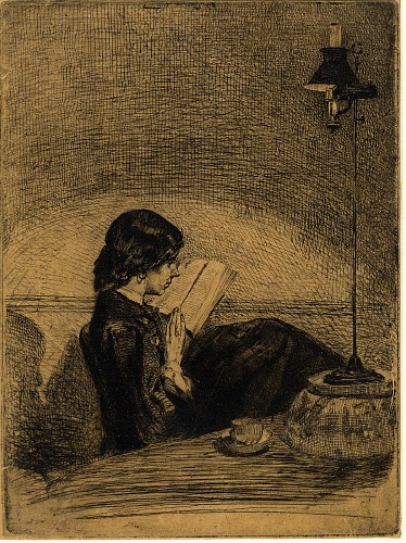Reading by Lamplight [37]