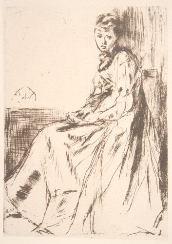 The Letter (Maud, seated) [116]
