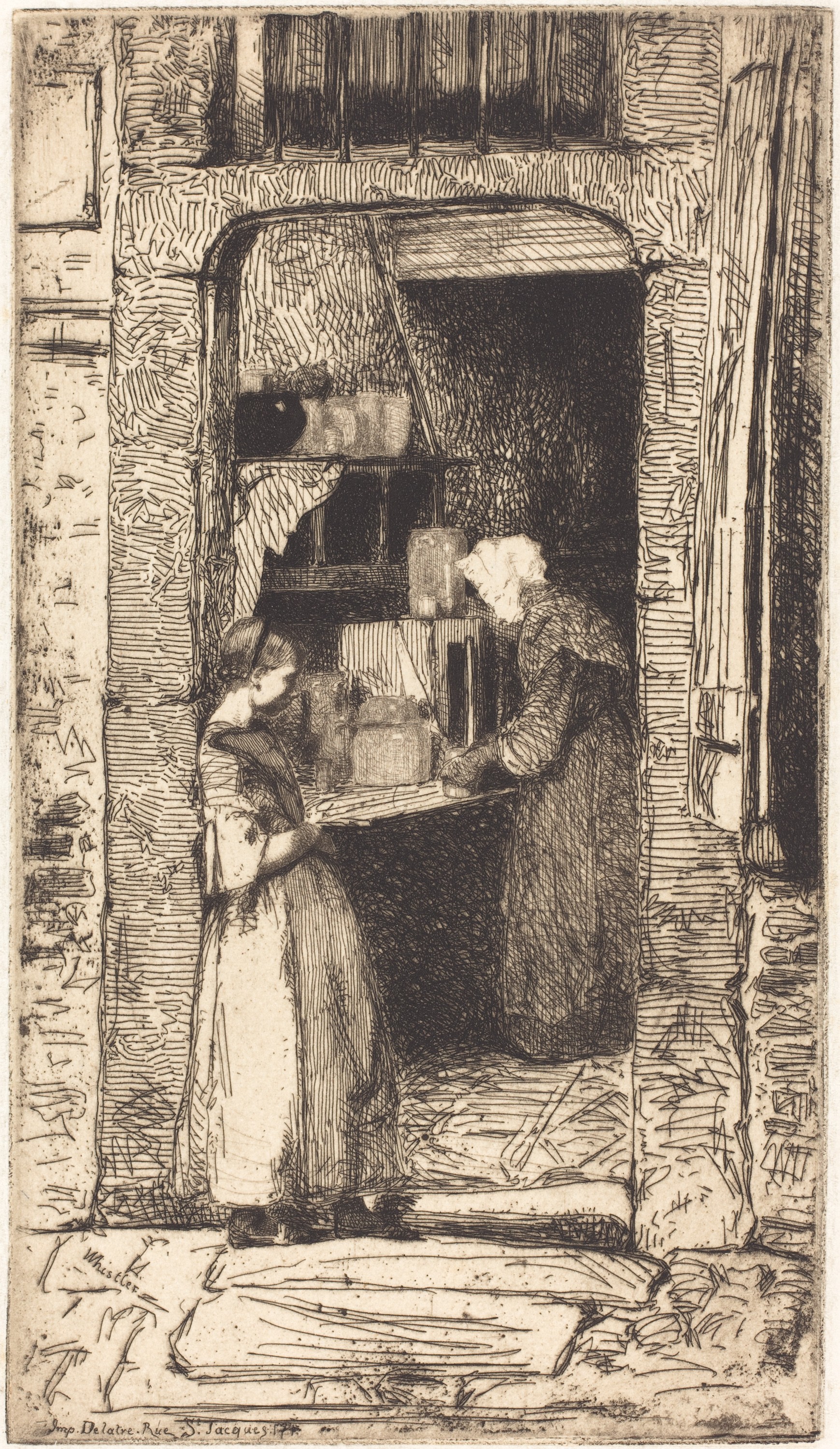 Whistler Etchings :: Image of Impression