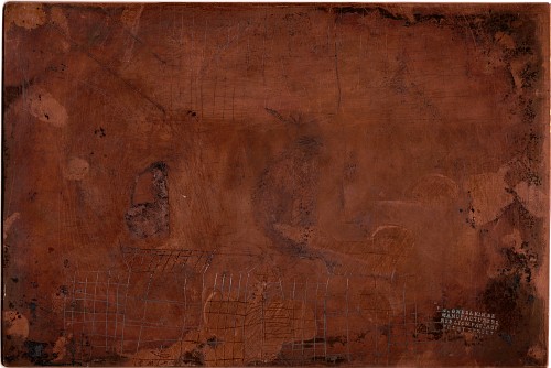 Copper plate: Portrait of a man [73]