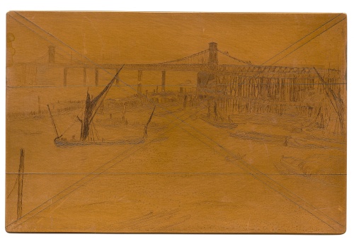 Copper plate: Old Hungerford Bridge [76]