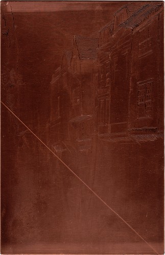 Copper plate: Wych Street, London [176]