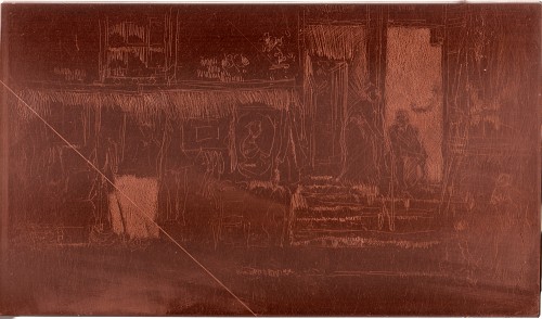 Copper plate: The Rag Shop, Milman's Row [290]