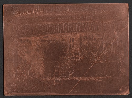 Copper plate: J.H. Woods' Fruit Shop, Chelsea [327]