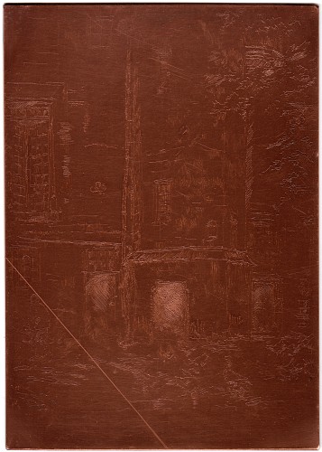 Copper plate: Hôtel de la Croix Blanche [395]