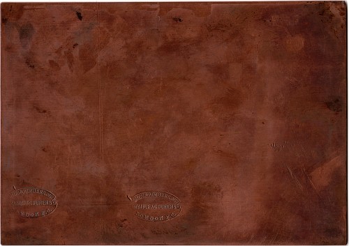 Copper plate: Hôtel de la Croix Blanche [395]
