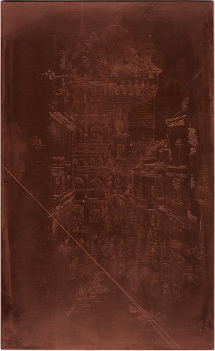 Copper plate: Hôtel de Ville, Loches [412]
