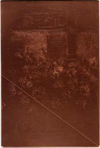 Copper plate: Theatre, Loches [418]