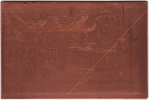 Copper plate: Hôtel de la Promenade, Loches [415]